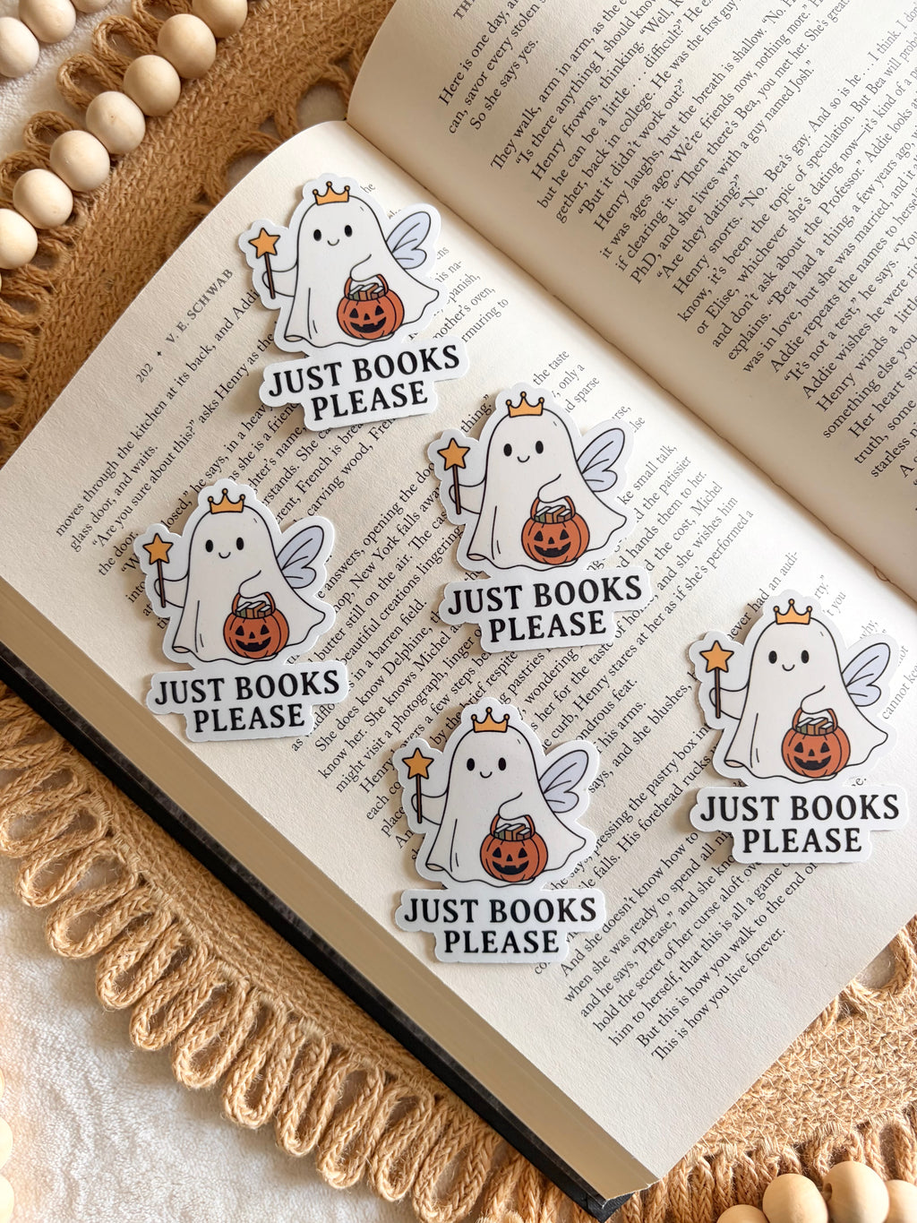 just books please sticker