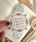 oftentimes it doesn't feel so glamorous to be me sticker