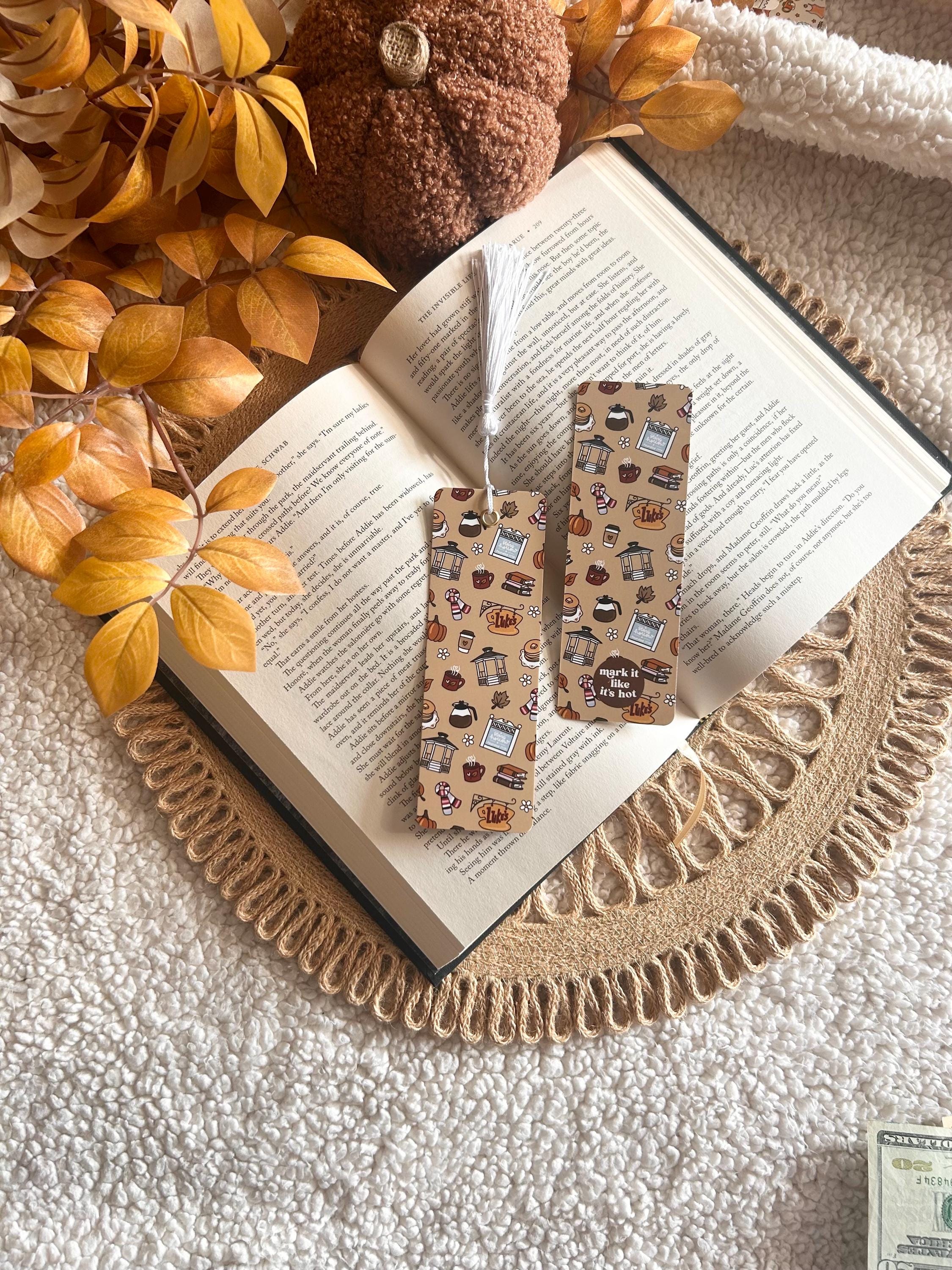 cozy fall show bookmark
