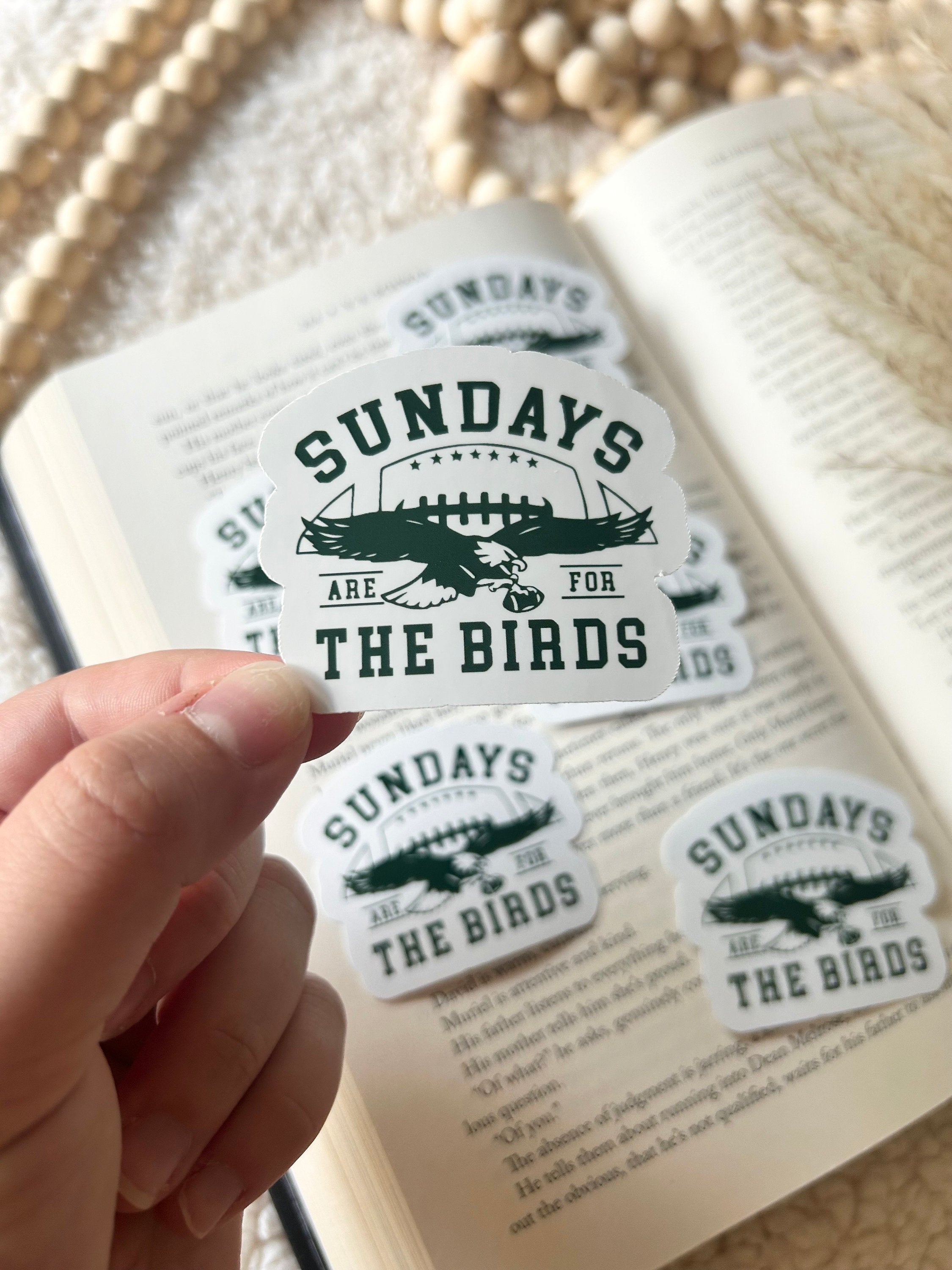 sundays are for the birds sticker