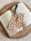 gingham bats bookmark
