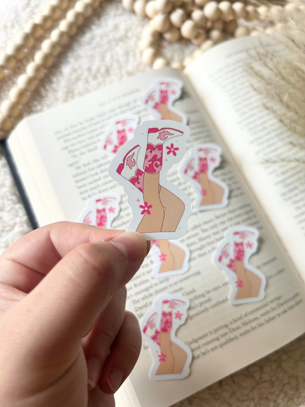 cowgirl boots sticker