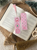 once upon a pink Christmas bookmark