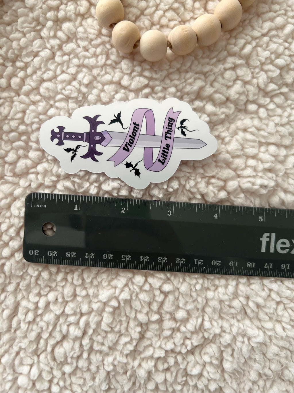 violent little thing sticker