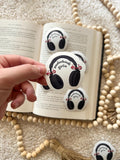 audiobook girl sticker