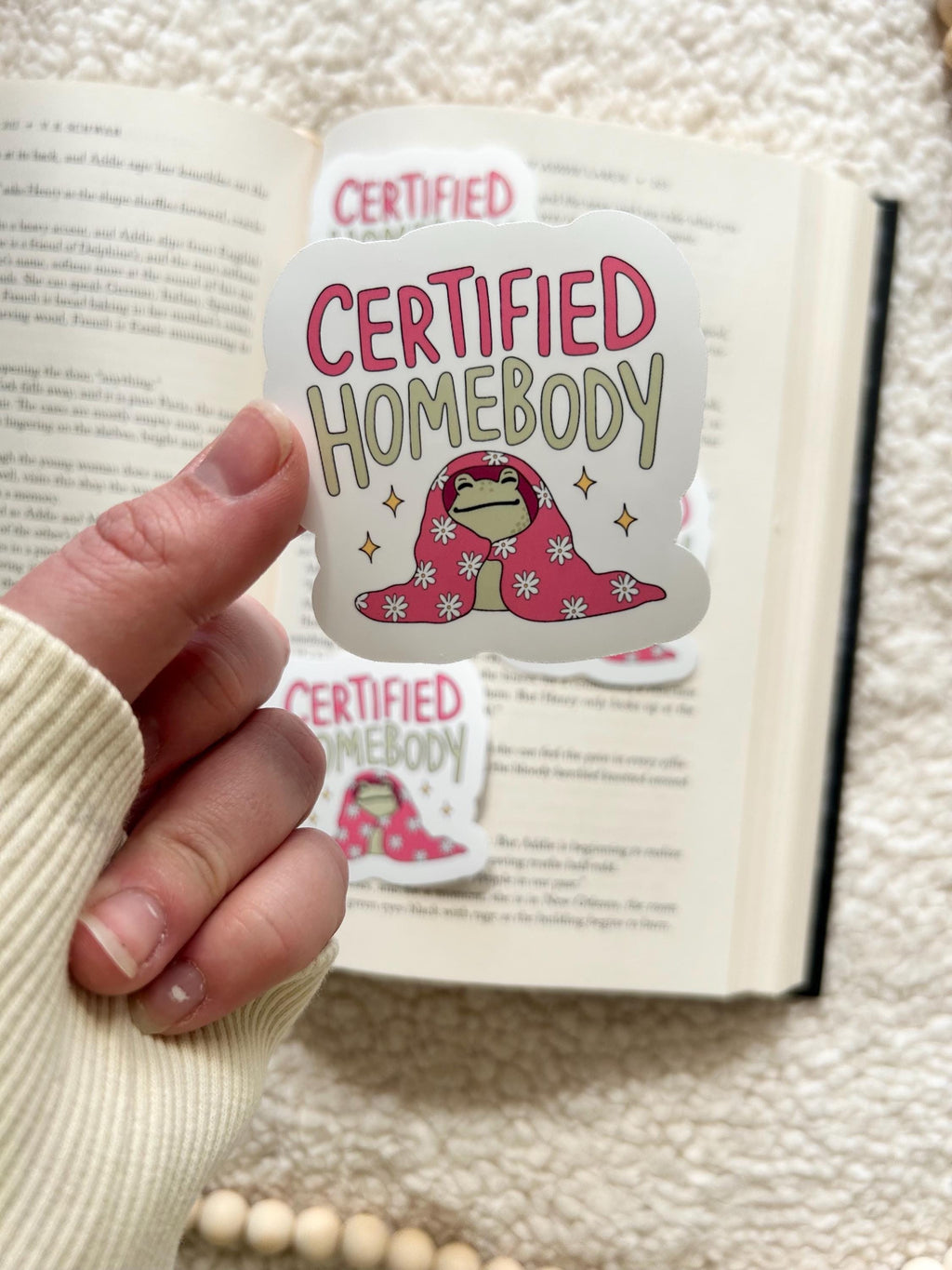 certified homebody sticker