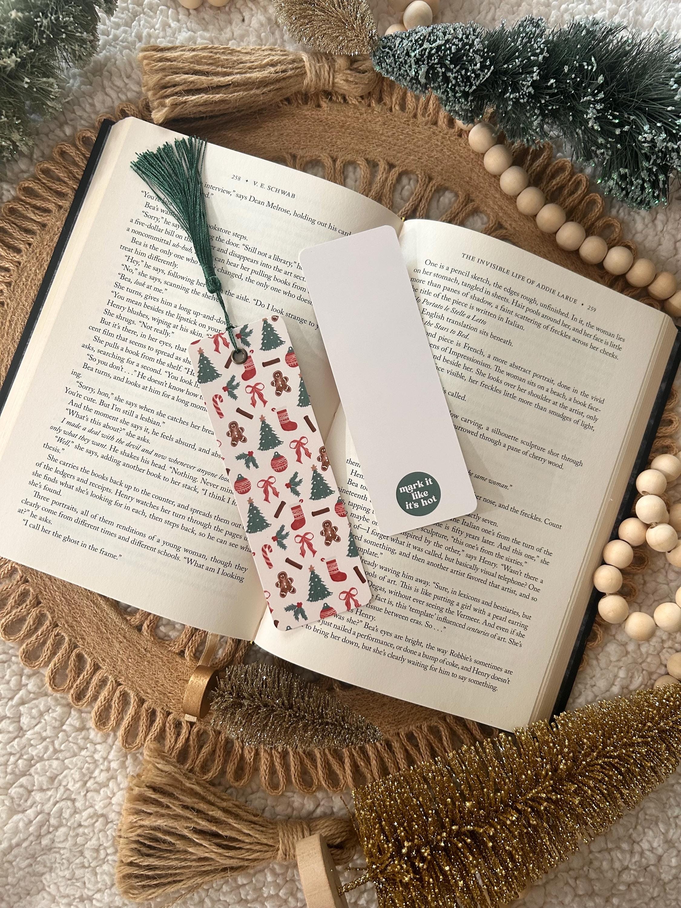 classic Christmas bookmark