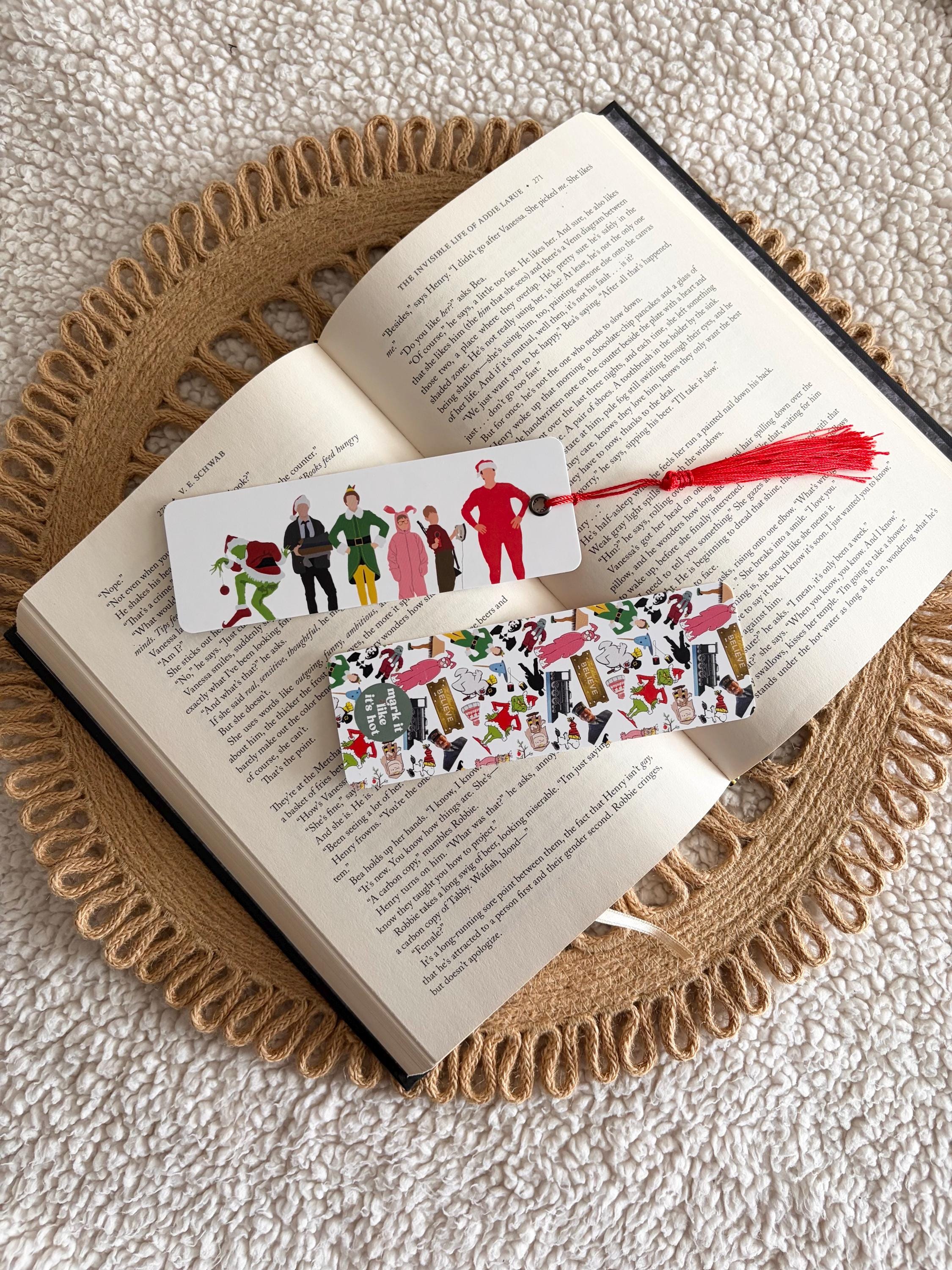 christmas movie character bookmark