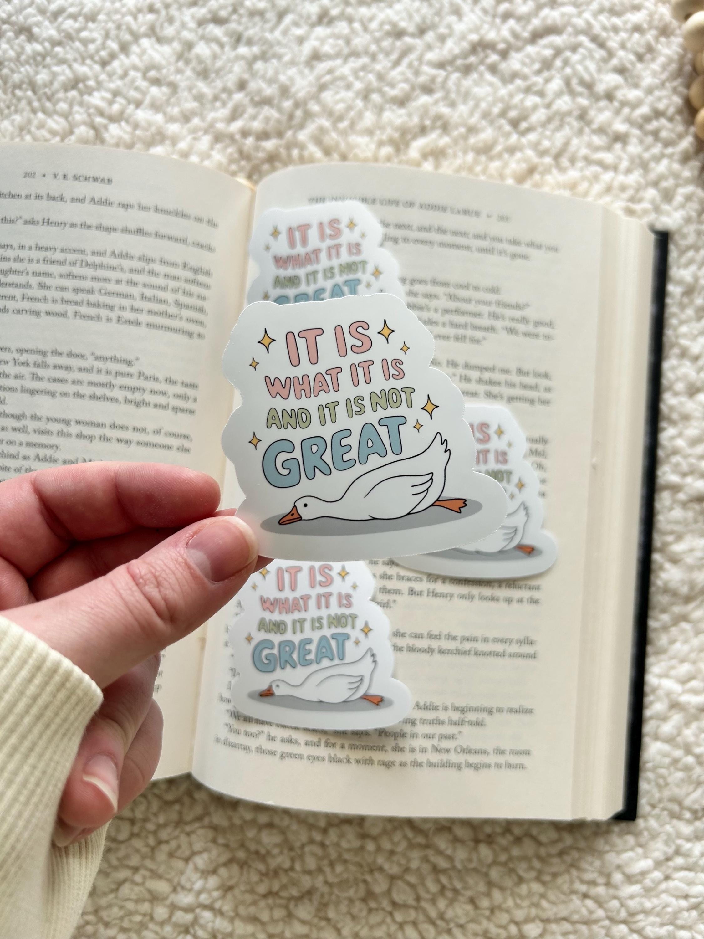 it is what it is sticker