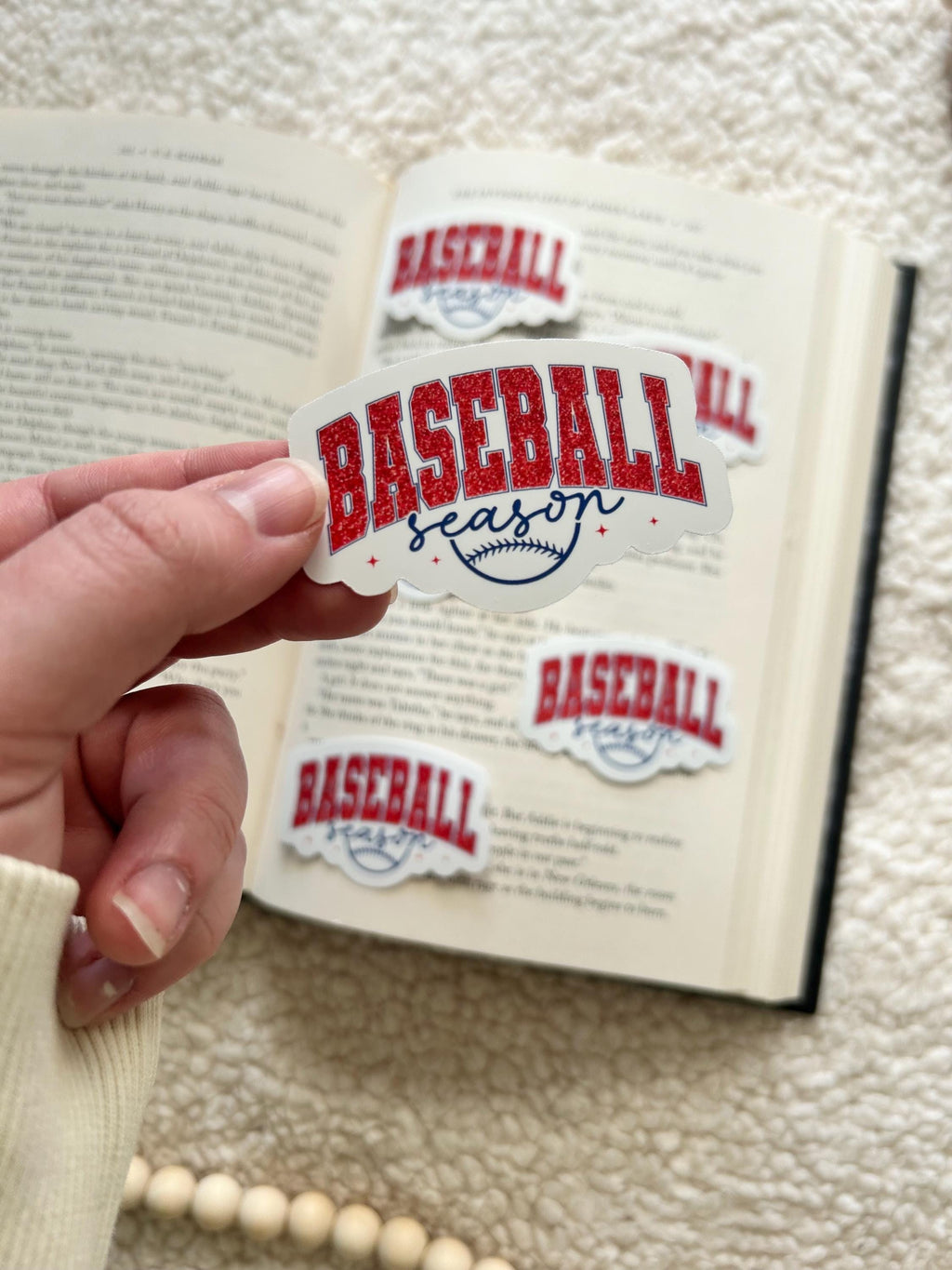 baseball season sticker