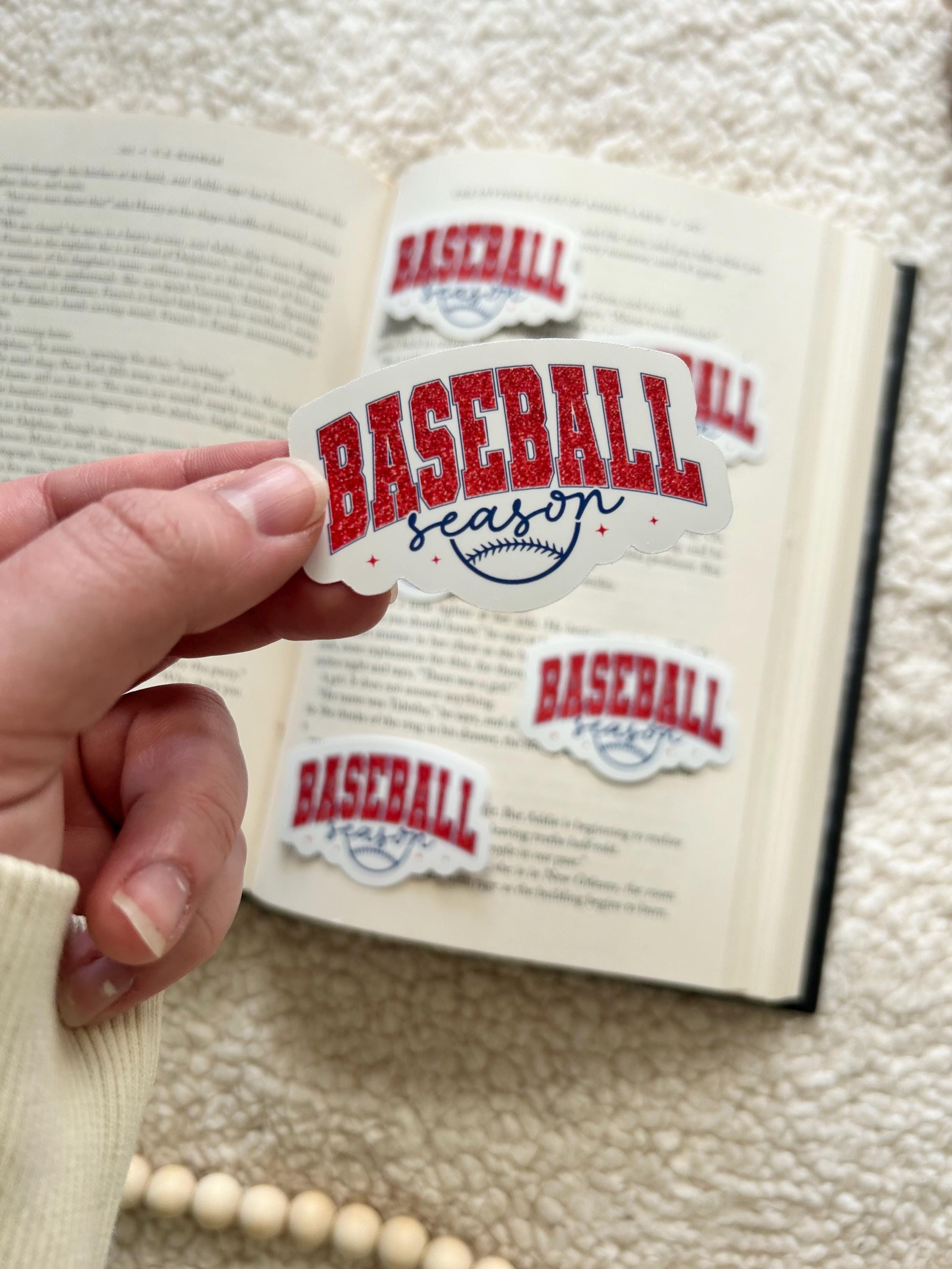 baseball season sticker