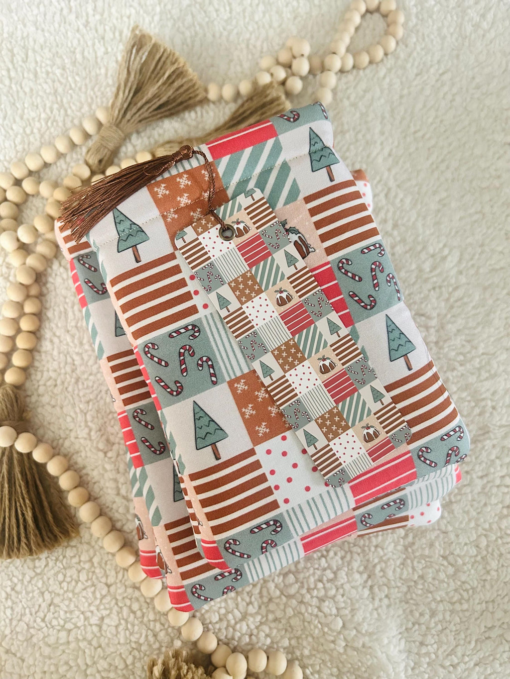christmas tile book & kindle sleeve