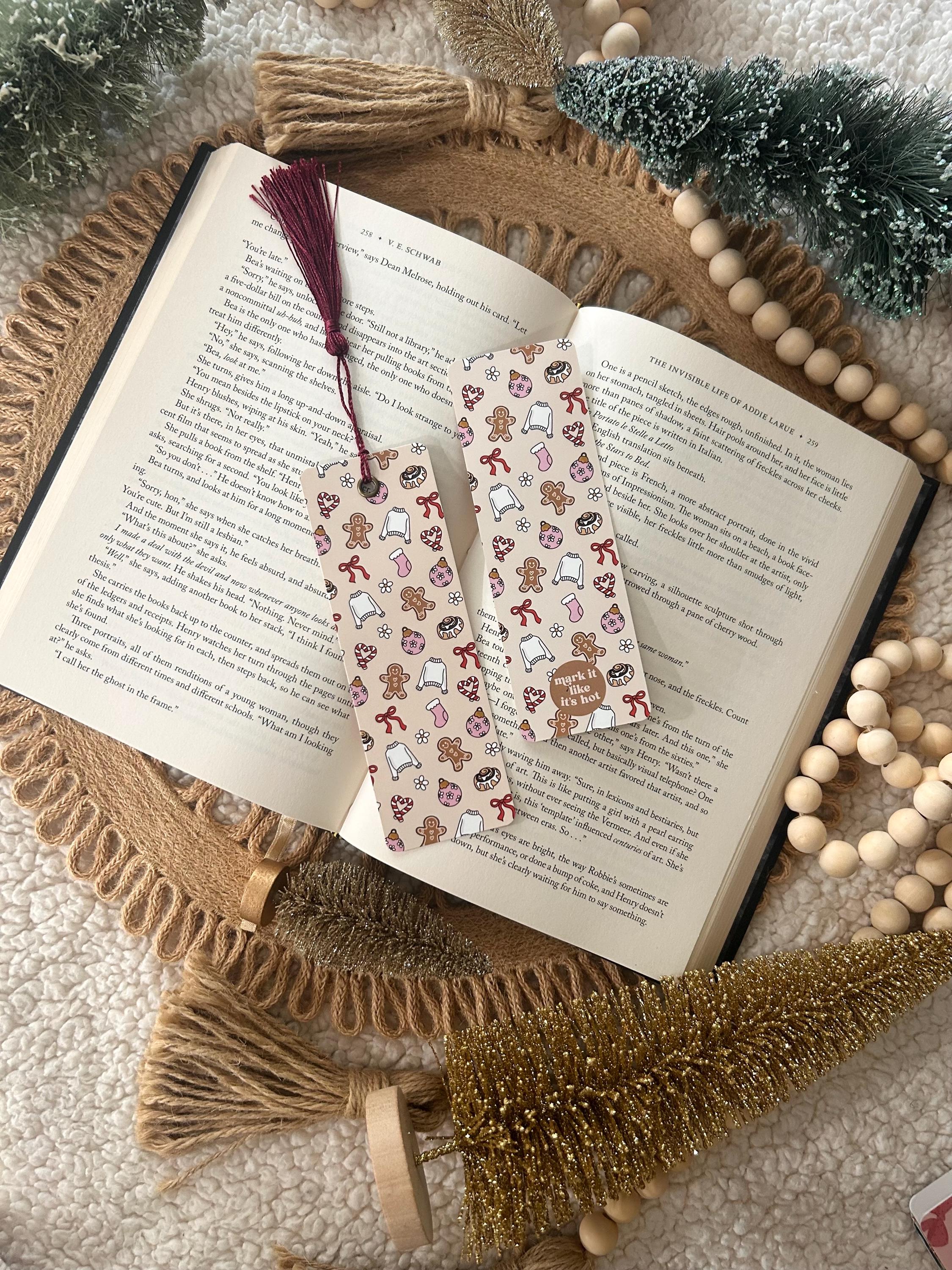 christmas morning bookmark