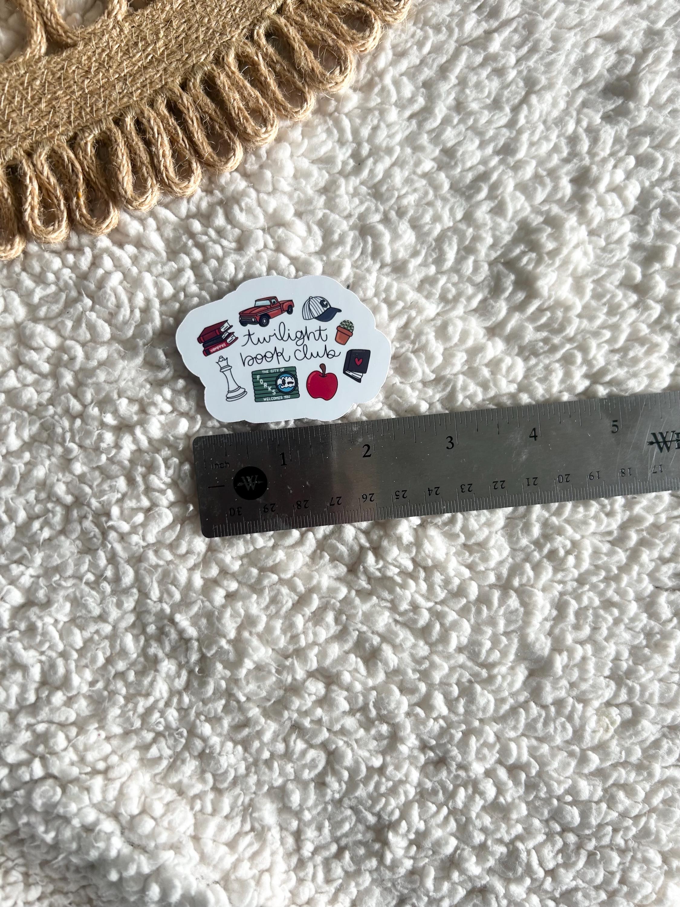 twilight book club sticker