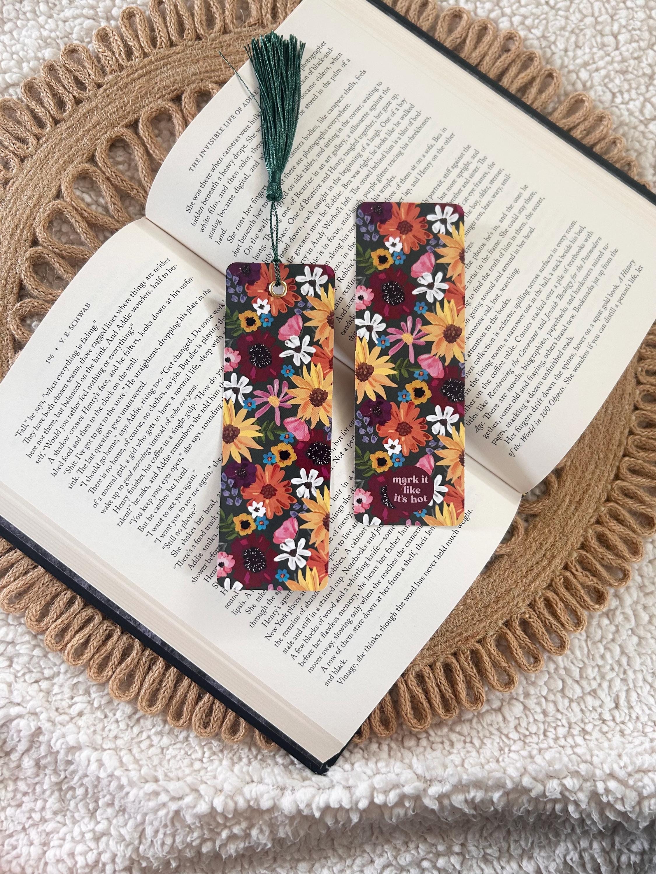 fall wildflower bookmark