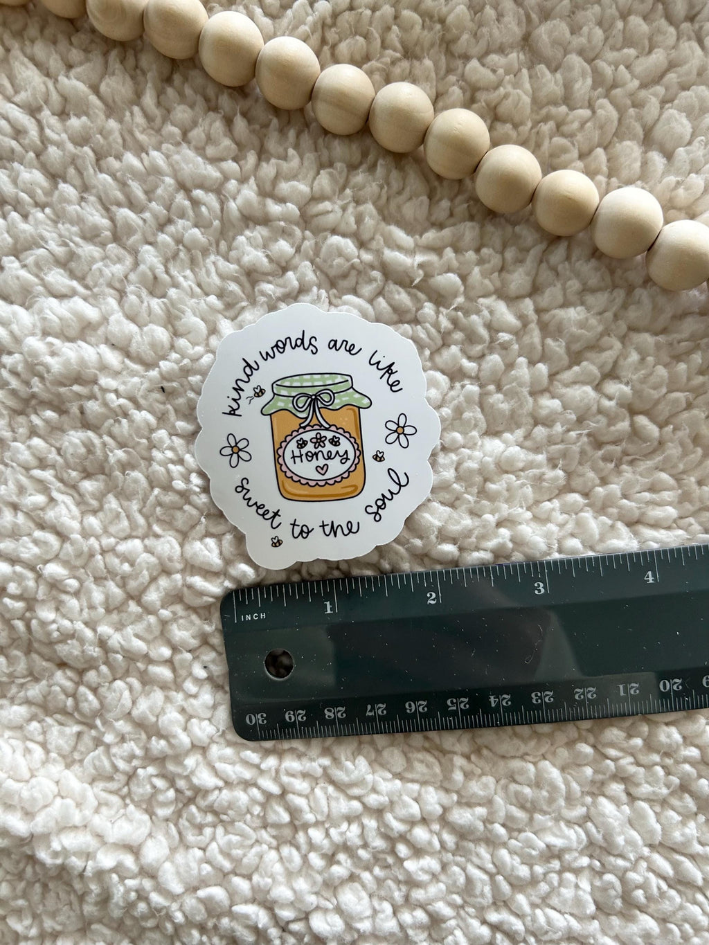 kind words are like honey sticker