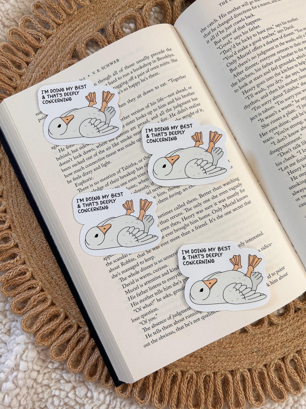 I'm doing my best & that's concerning sticker