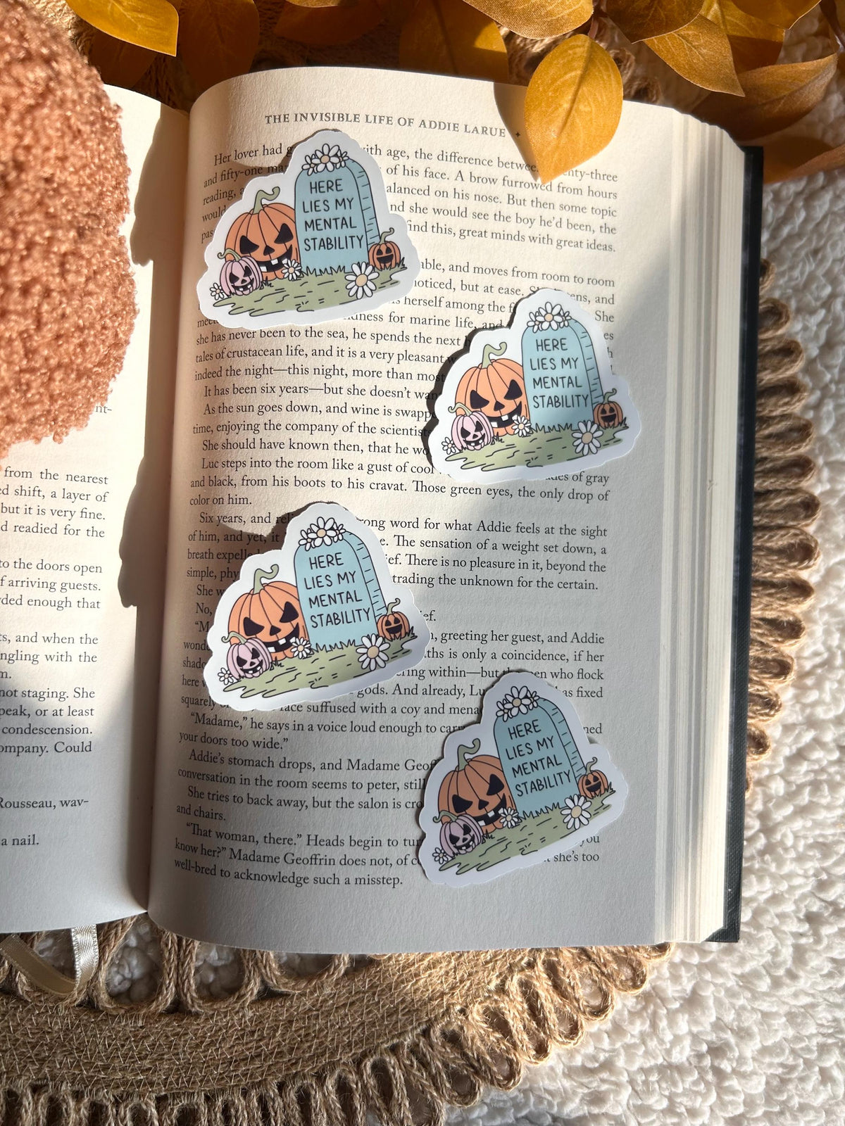 here lies my mental stability sticker