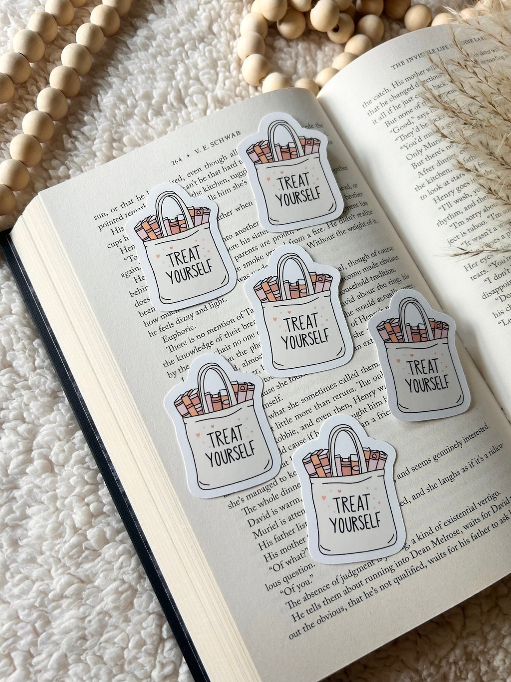 treat yourself to books sticker