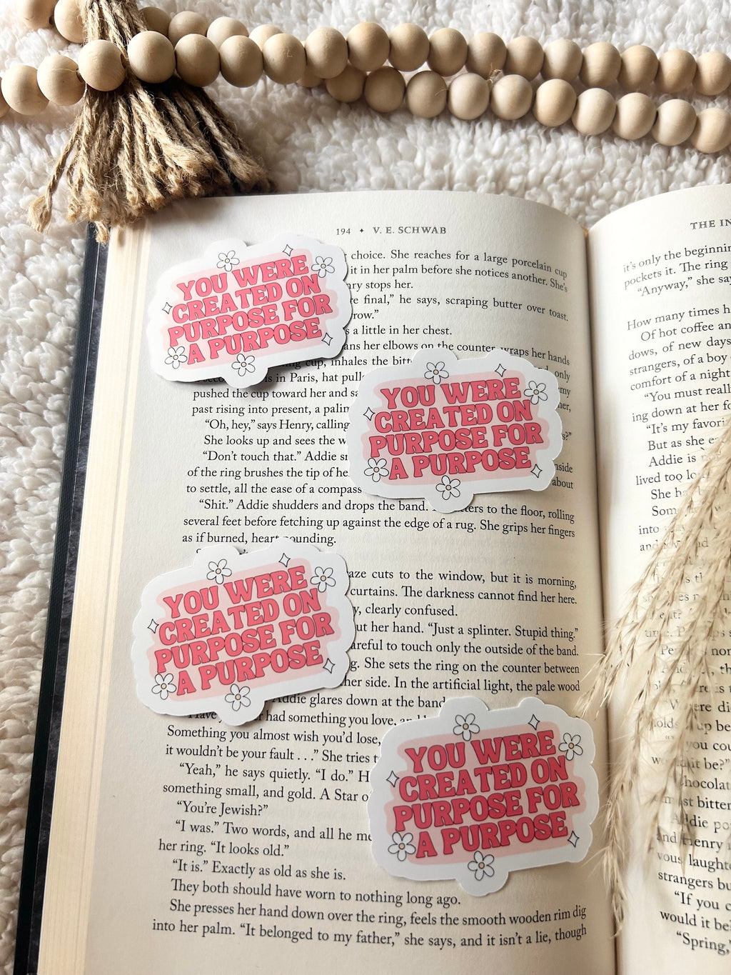 created on purpose sticker
