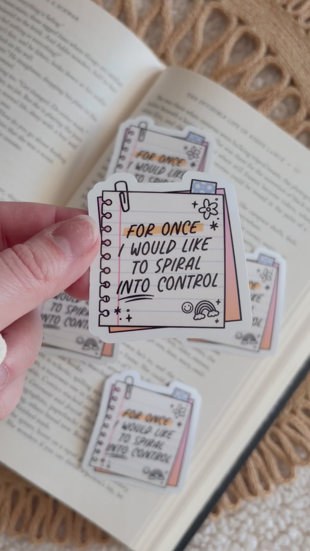 spiral into control sticker