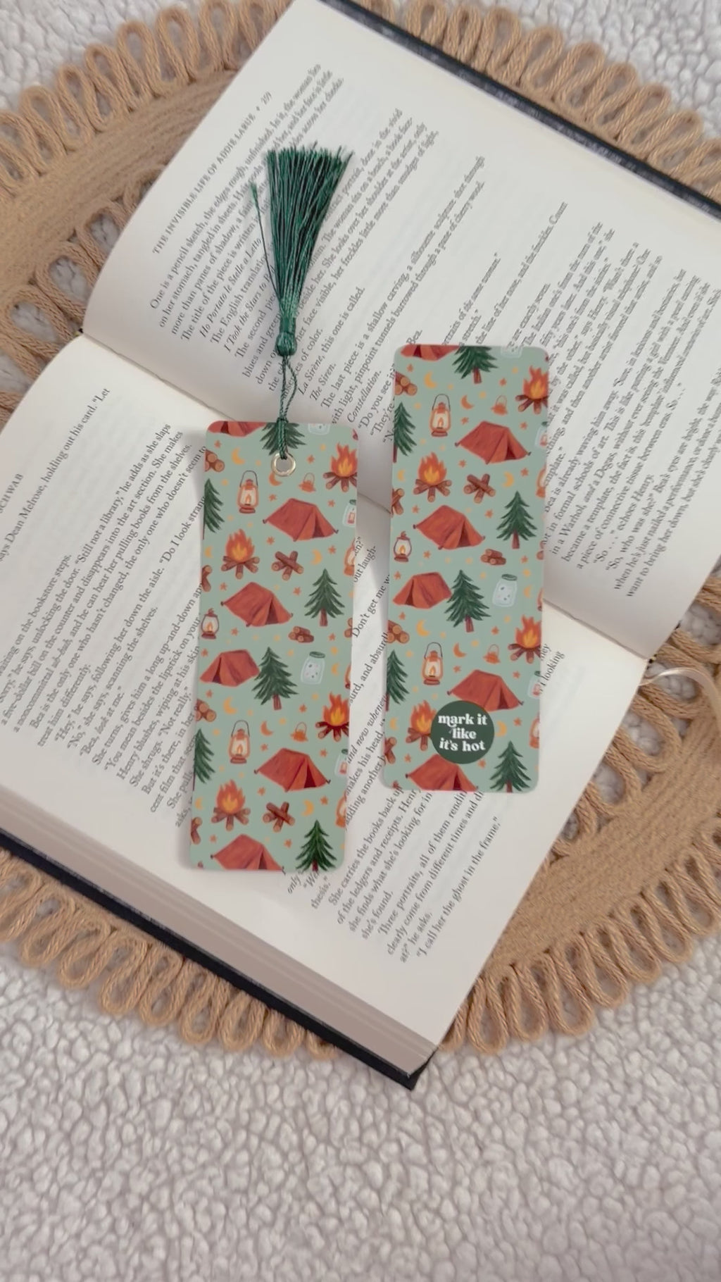 camping bookmark
