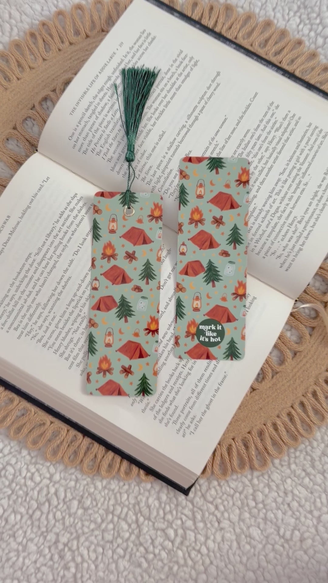 camping bookmark