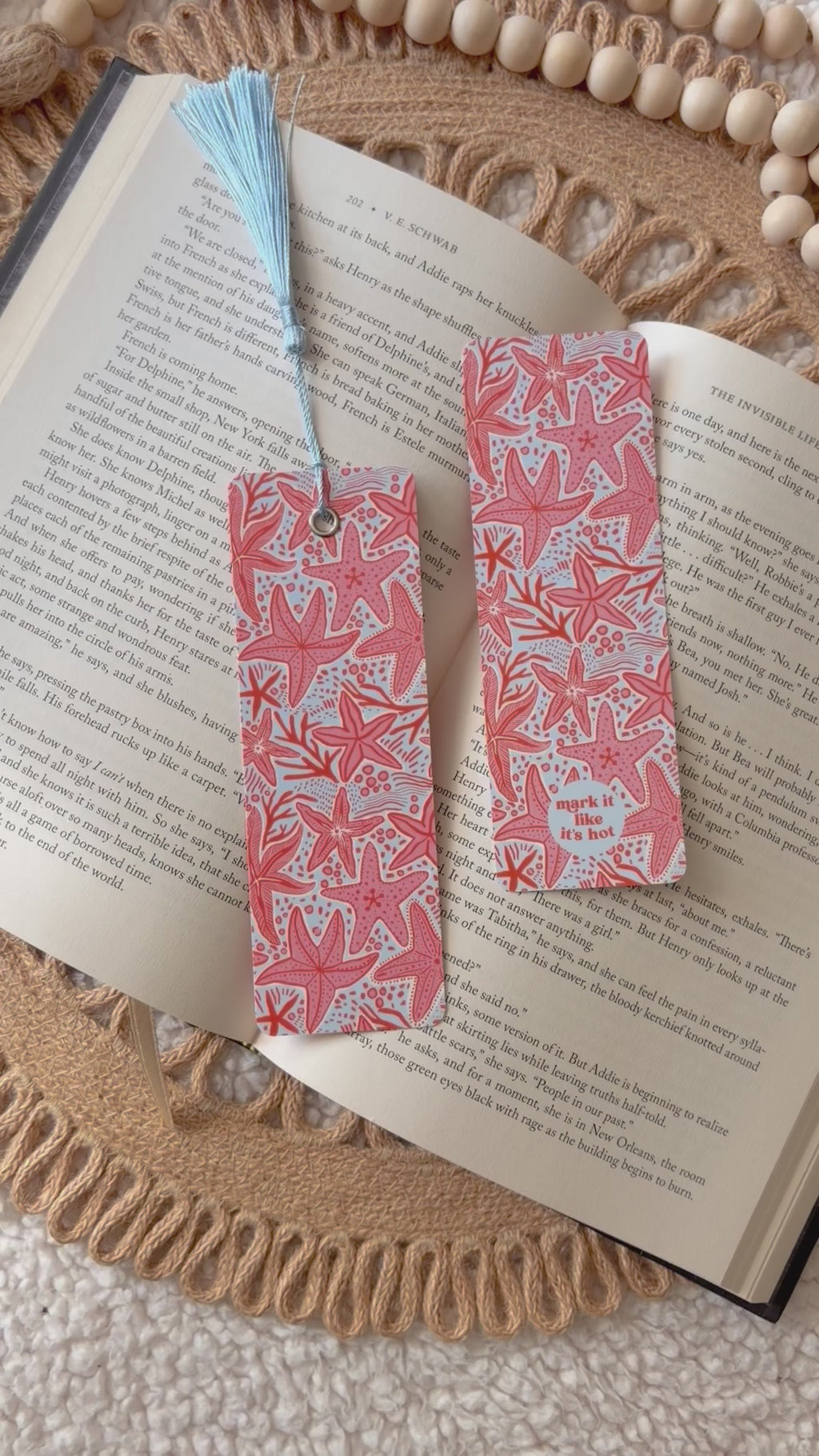 starfish bookmark