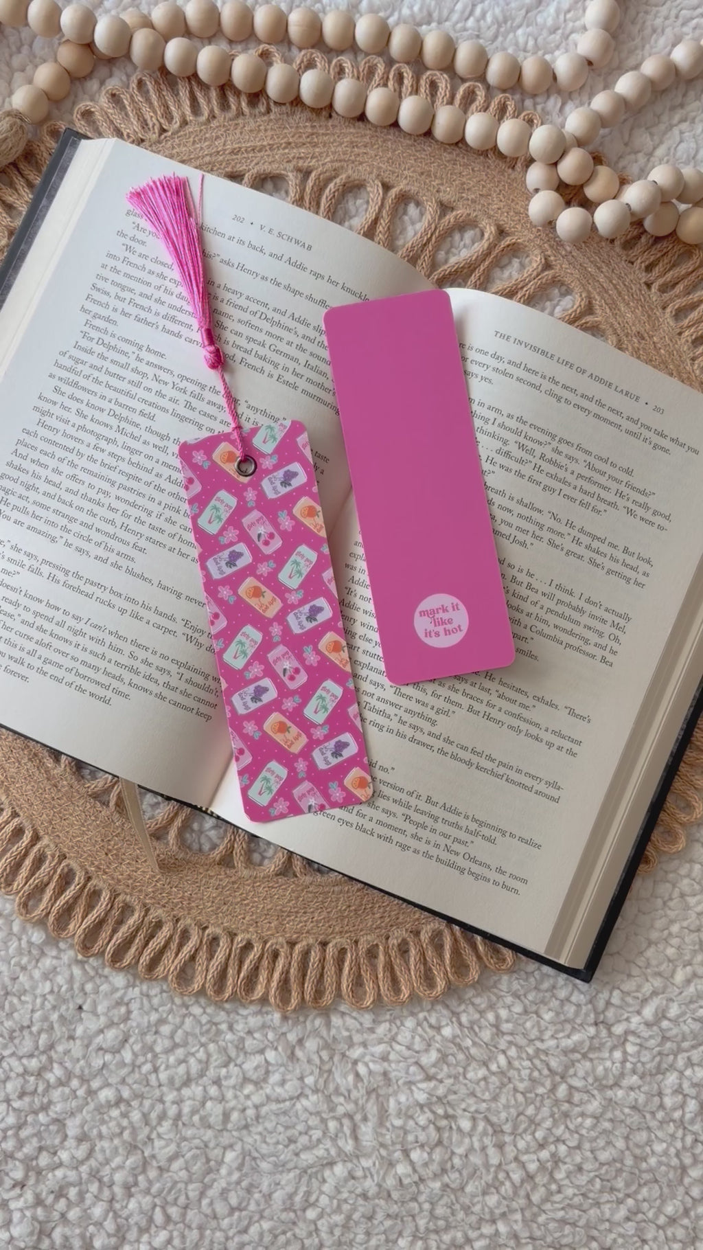 soda pop bookmark
