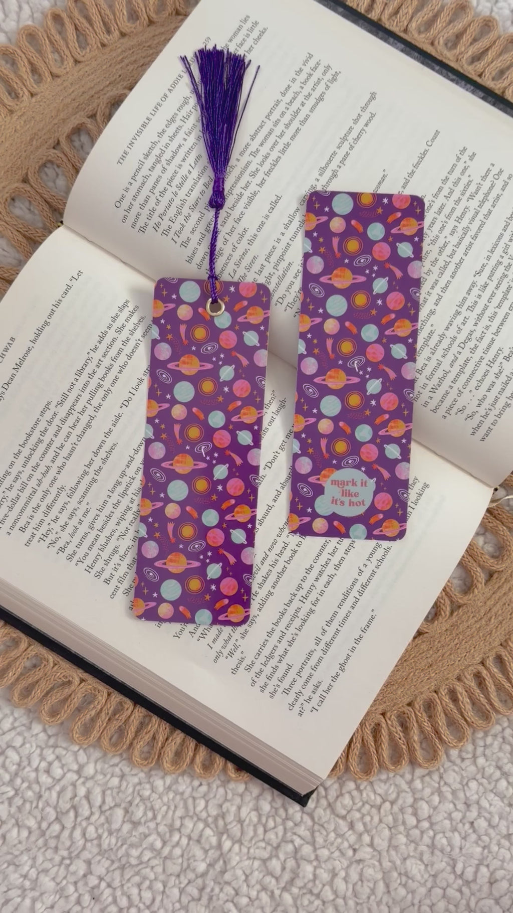 out of this world bookmark