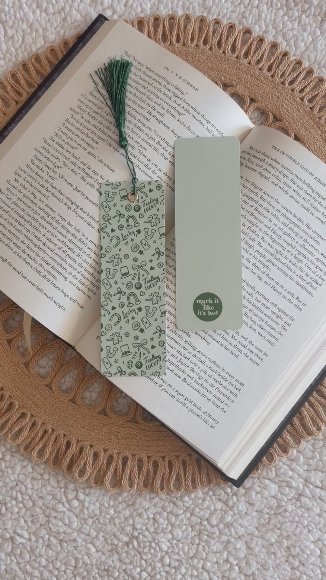 lucky reader bookmark