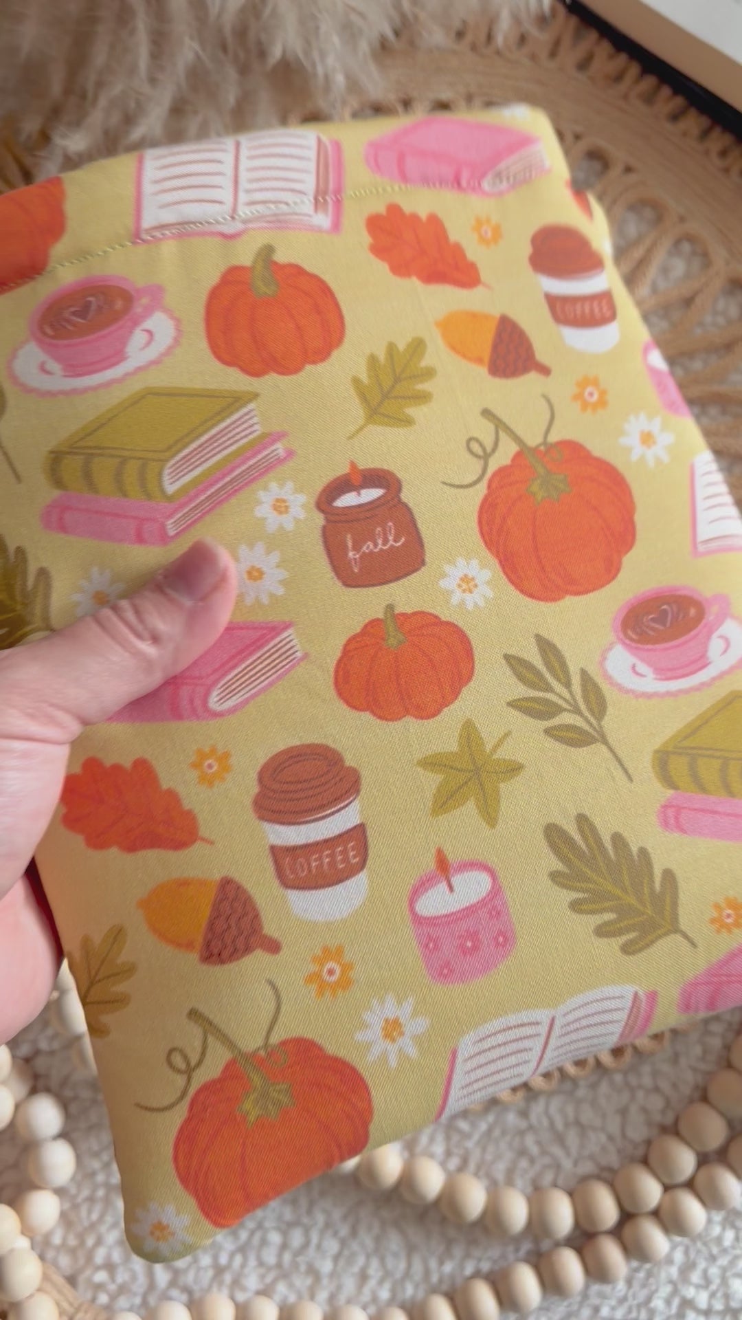 autumn and spice book & kindle sleeve
