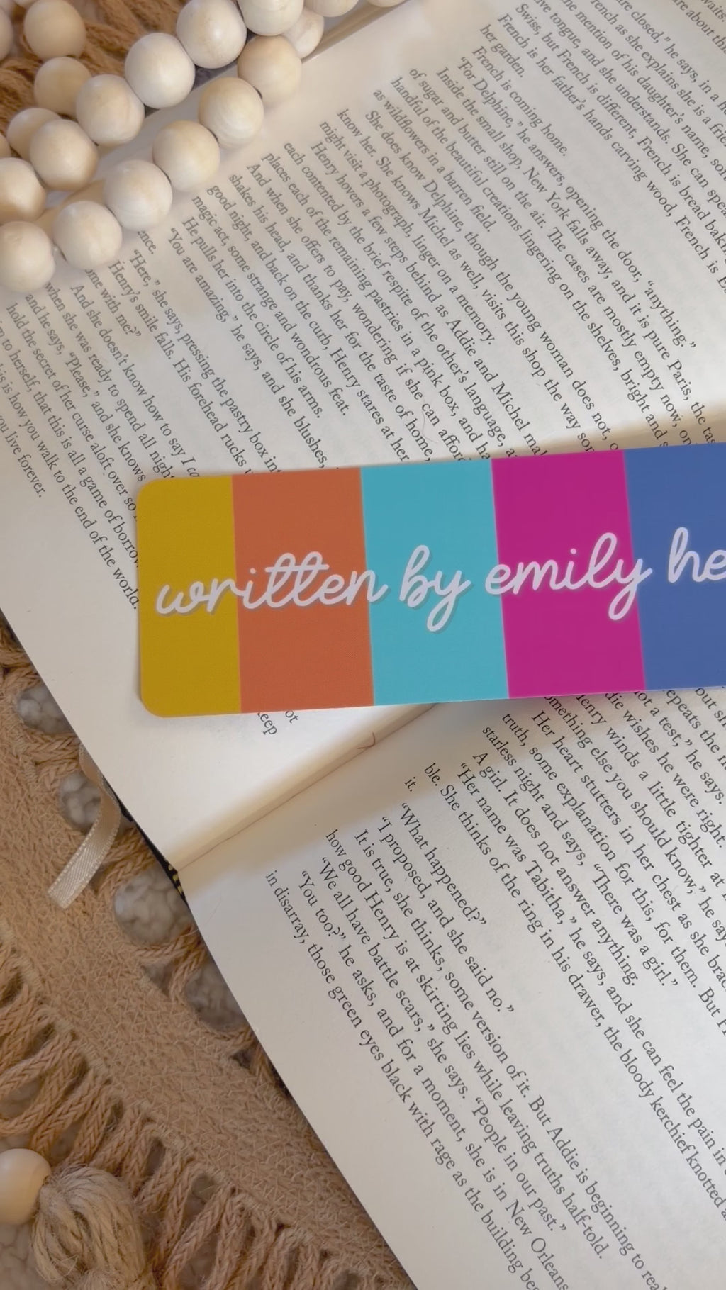 written by Emily Henry bookmark