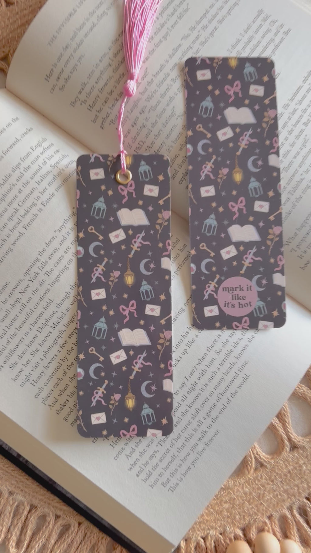 dark romantasy bookmark