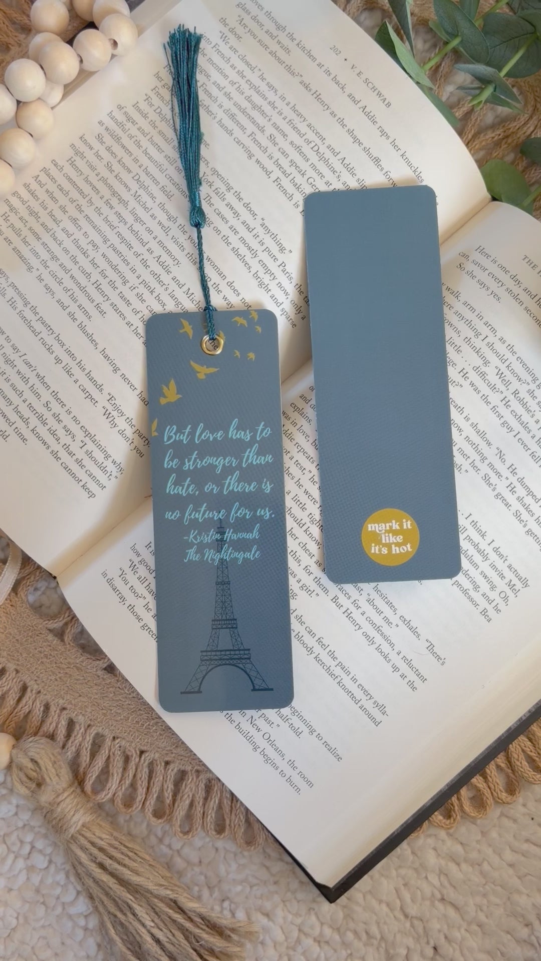 the nightingale bookmark