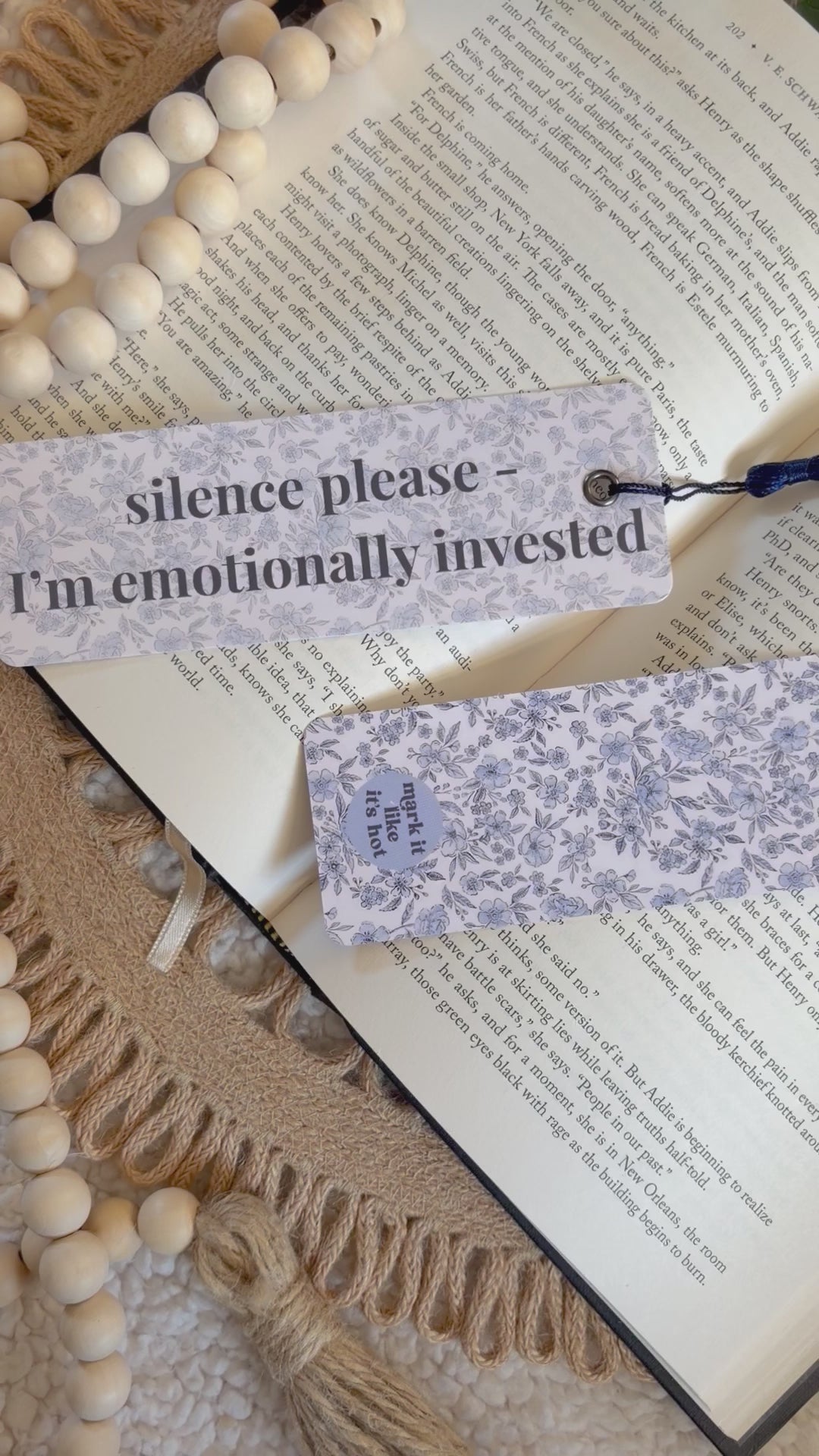 emotionally invested in this bookmark