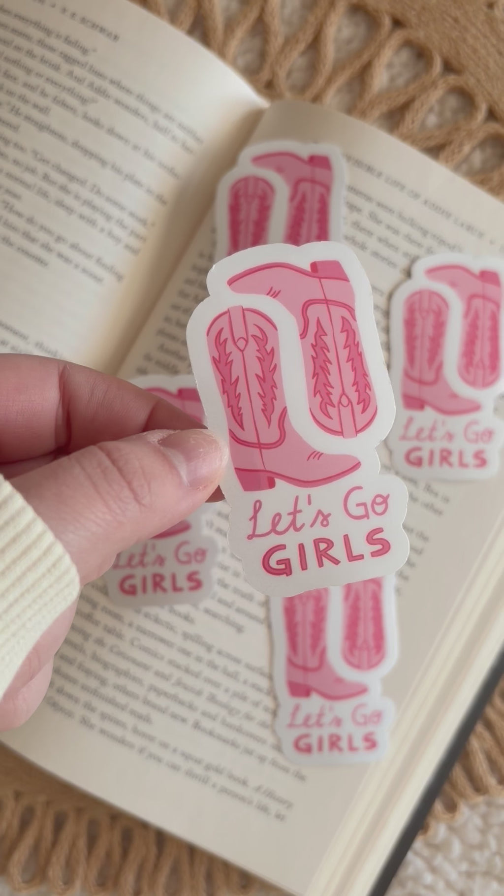 lets go girls sticker