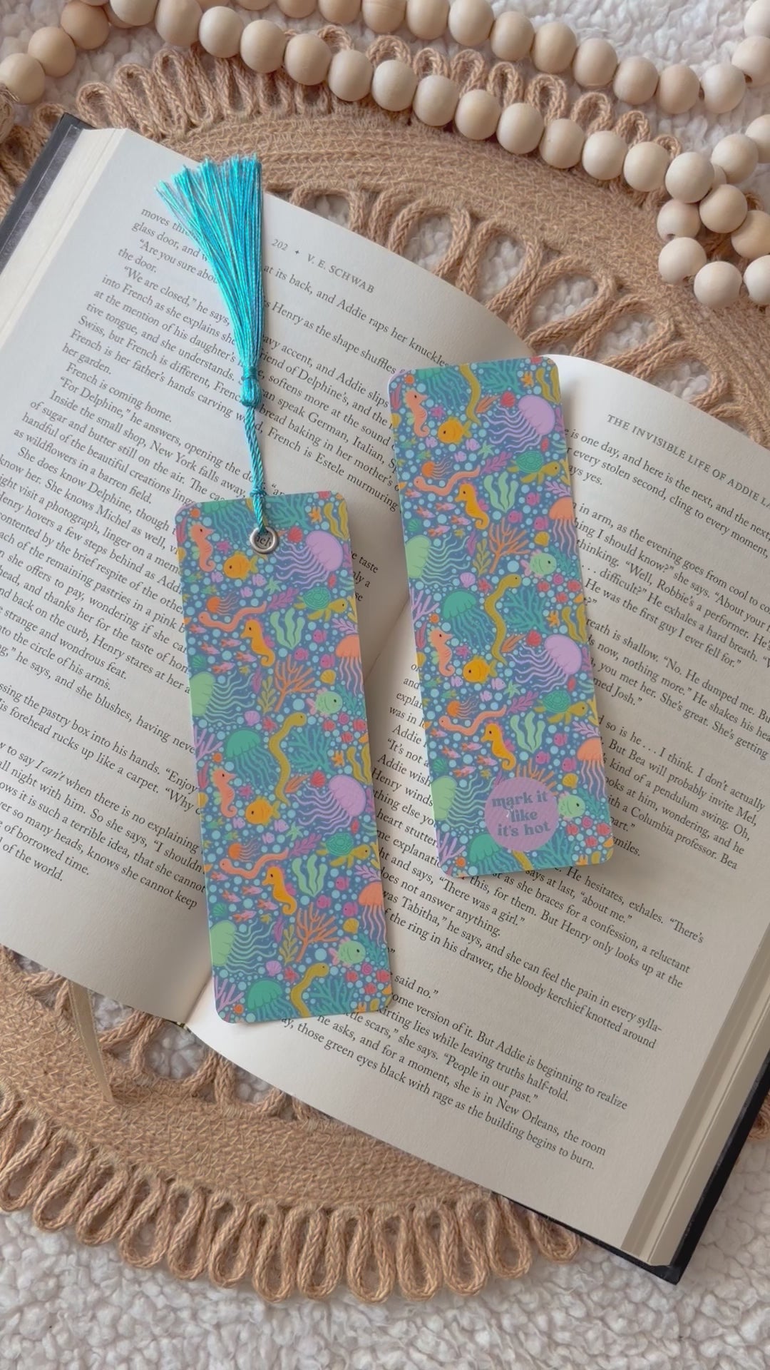 sea animals bookmark