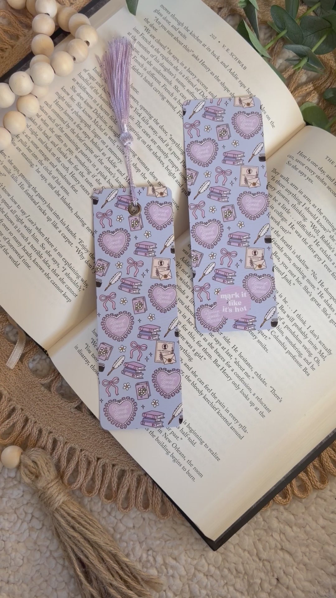 dearest gentle reader bookmark