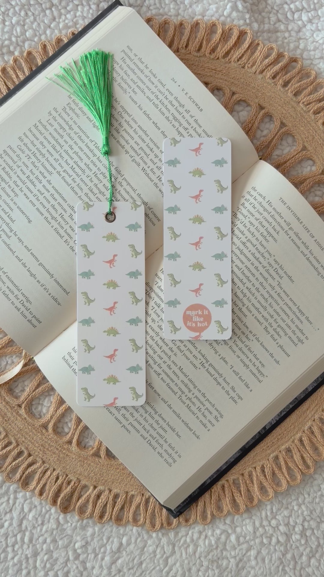 dinosaur bookmark
