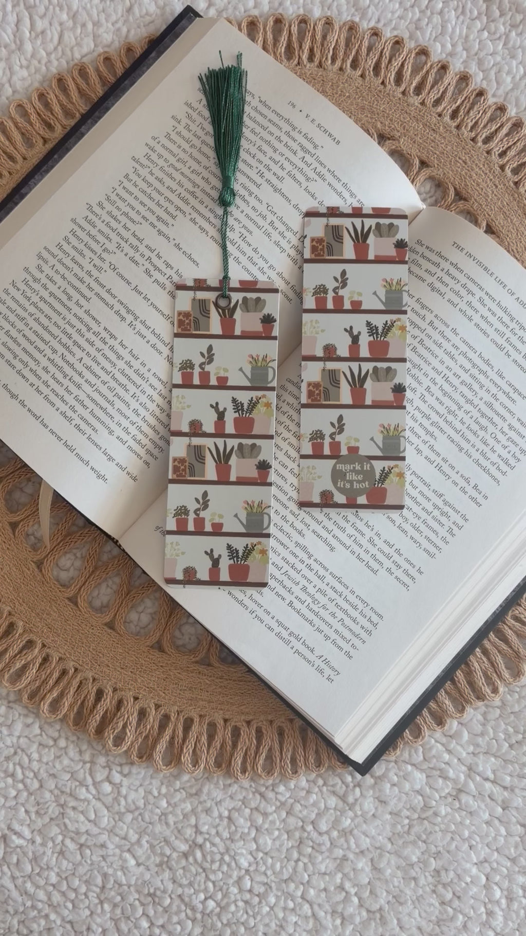 plant shelf bookmark