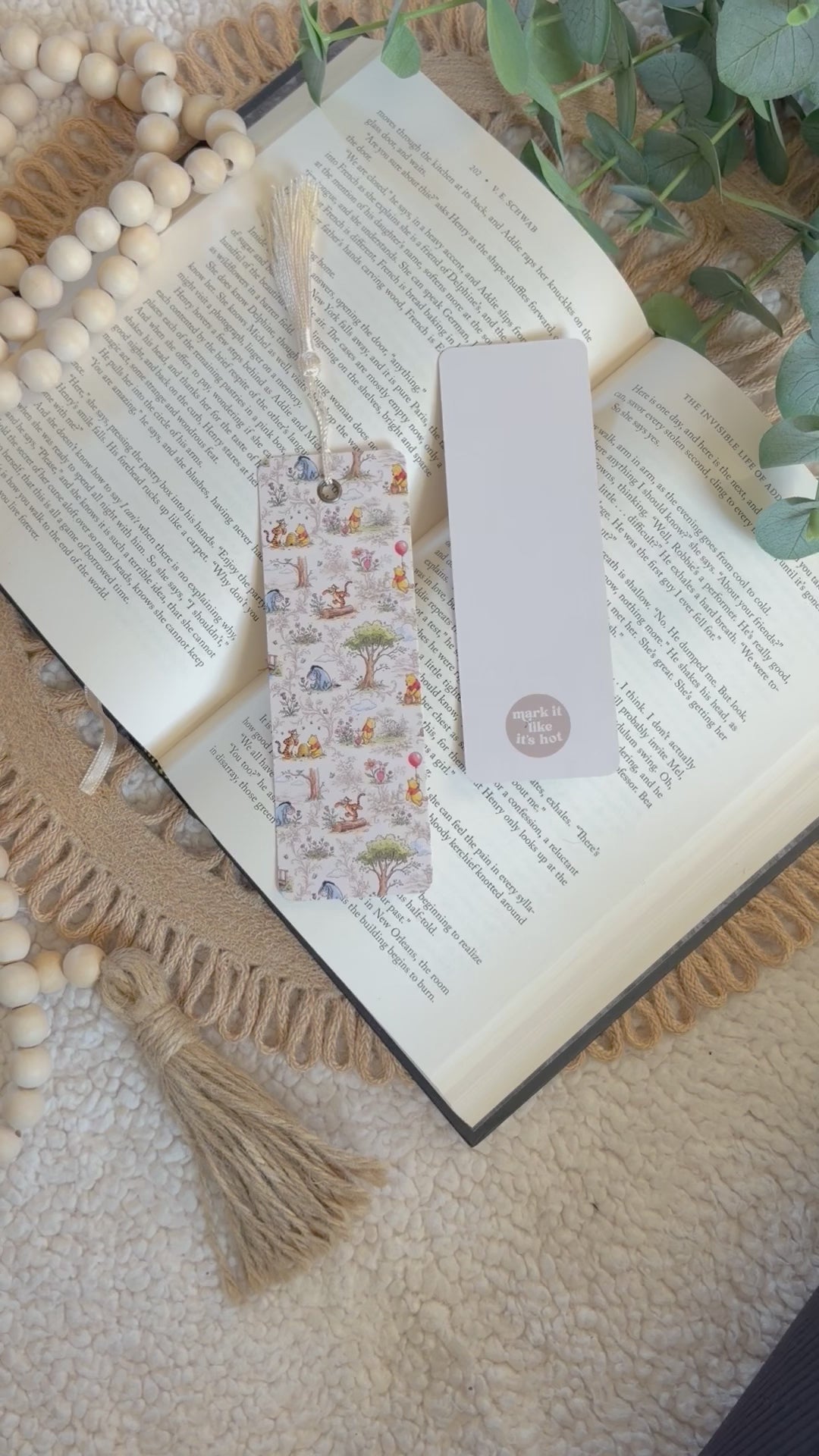 hundred acre woods bookmark