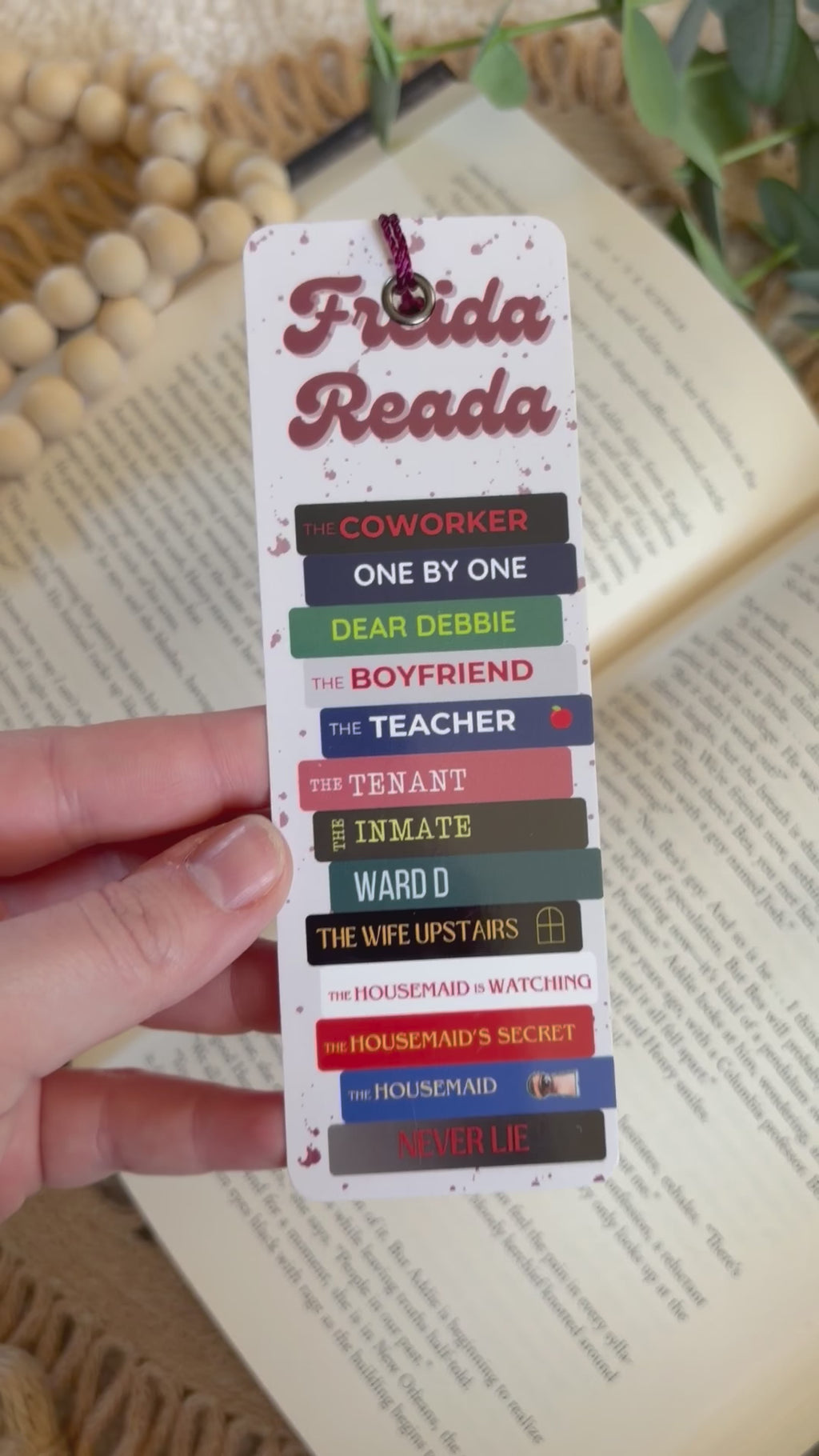 freida reada bookmark