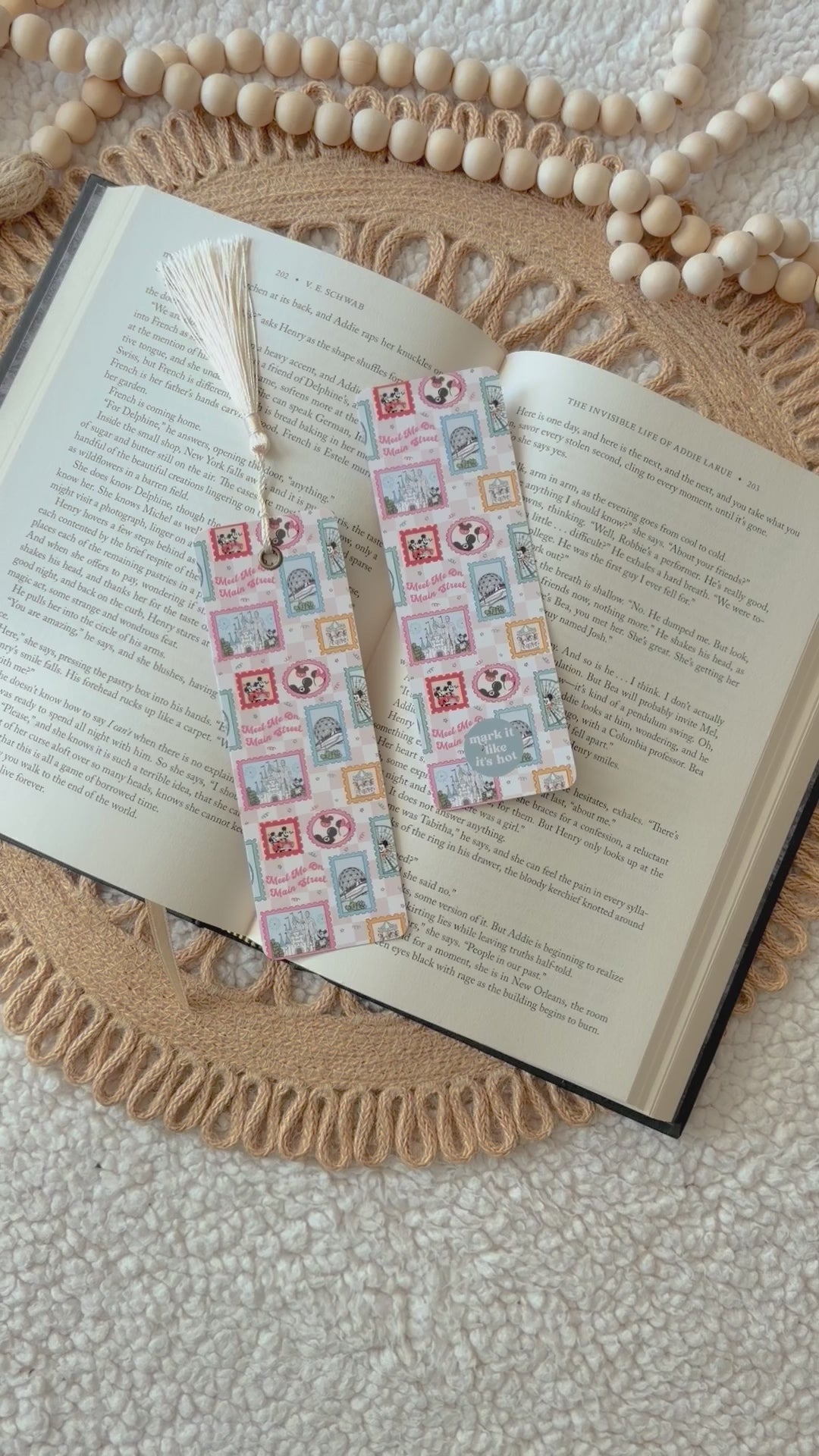 postcard from disney bookmark