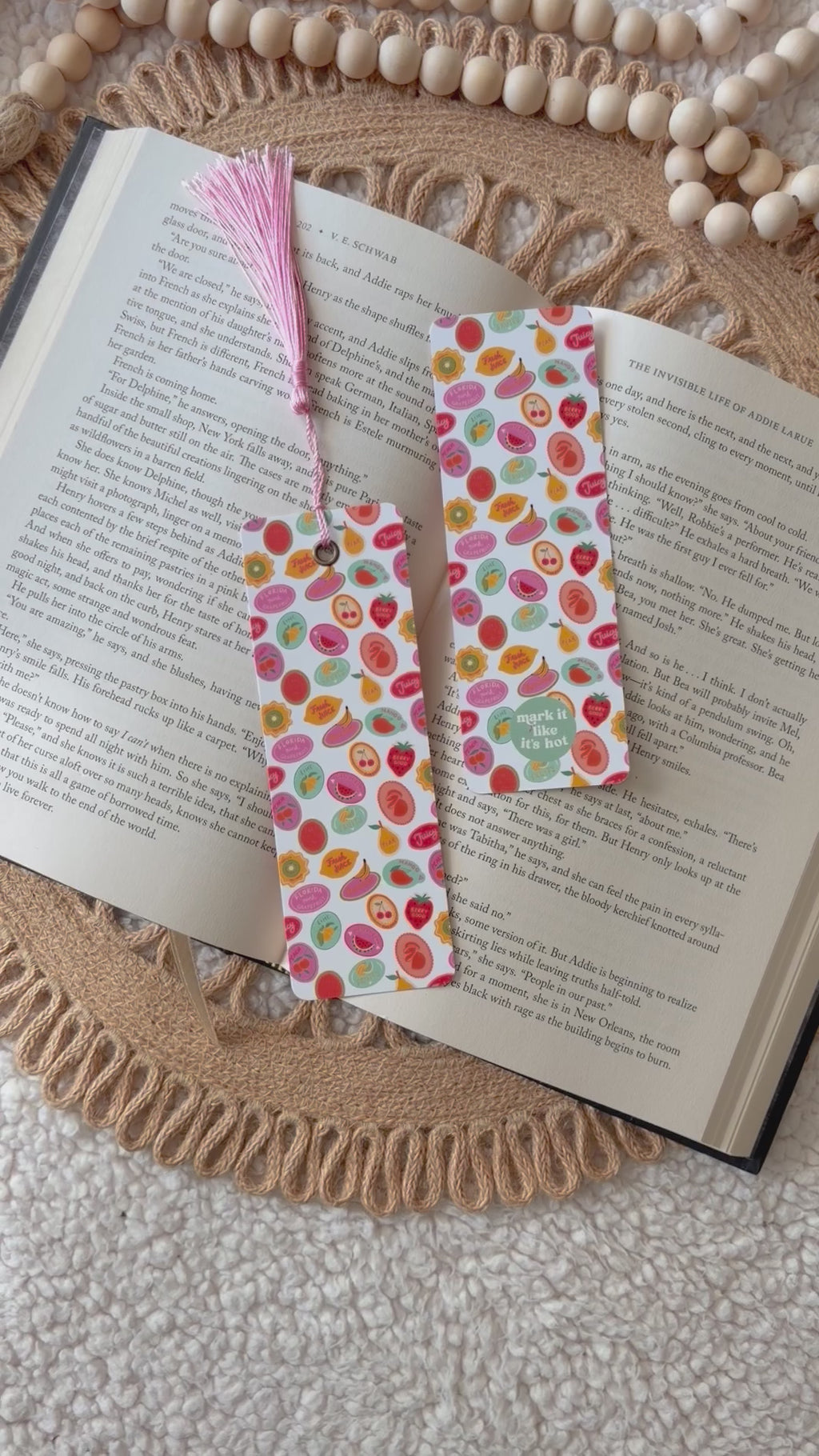 feeling fruity bookmark