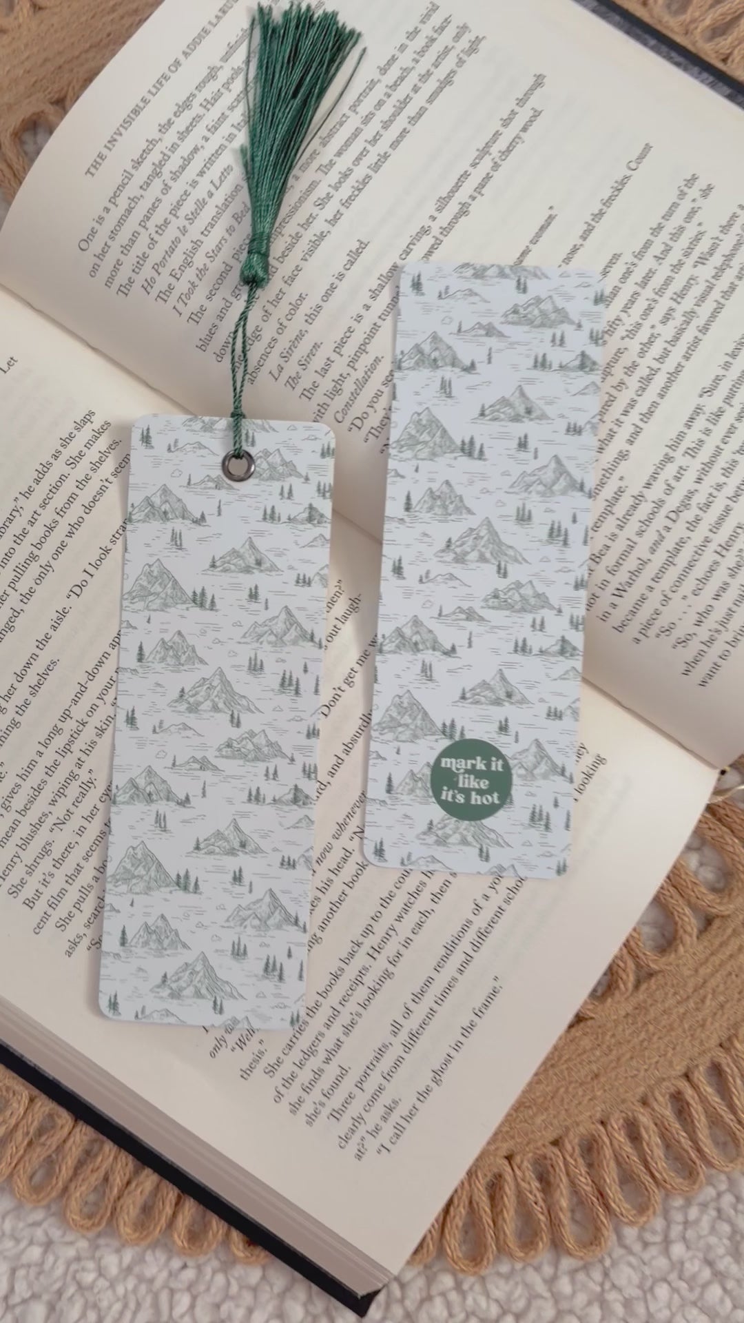the mountains are calling bookmark