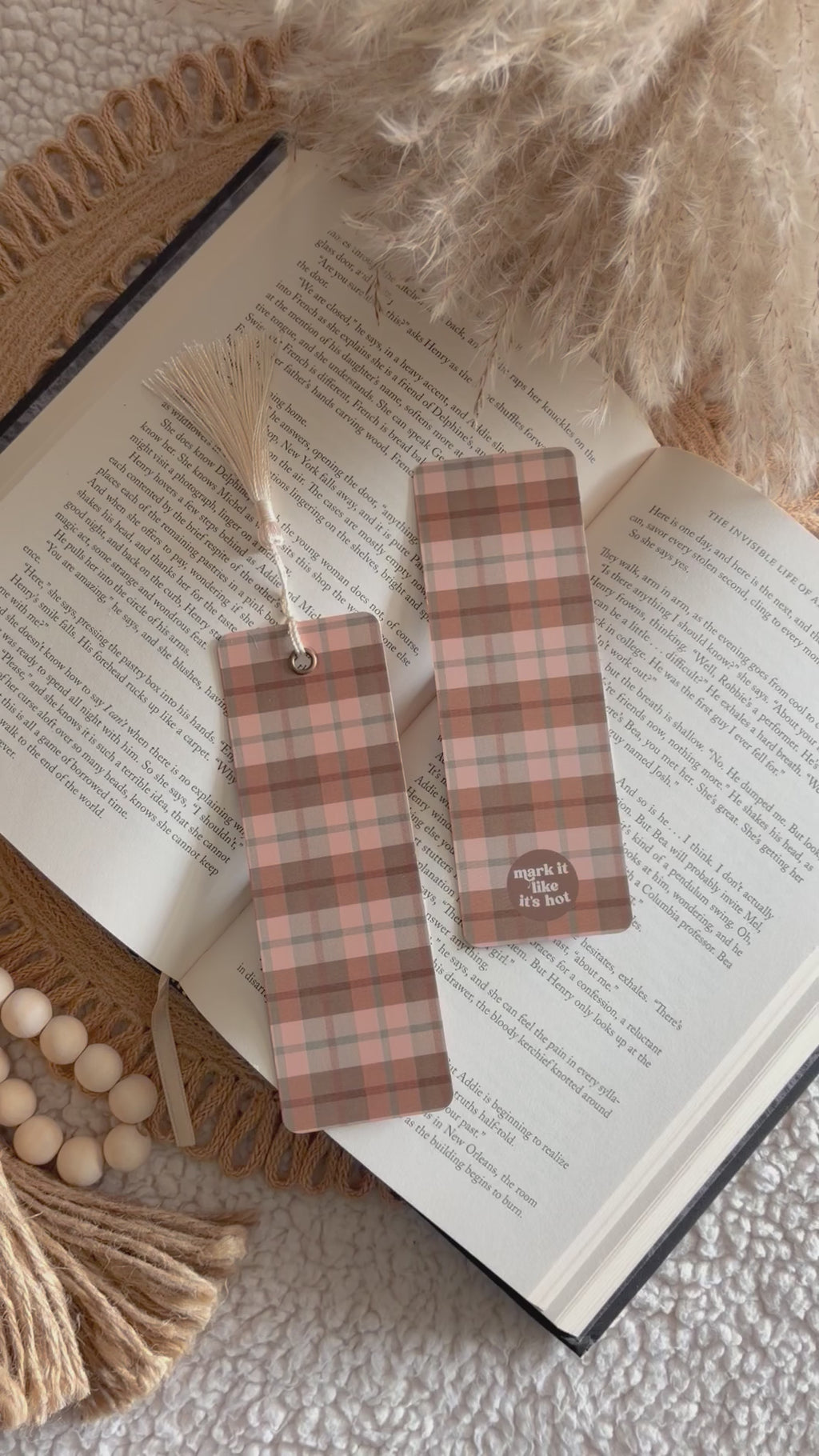 favorite flannel bookmark