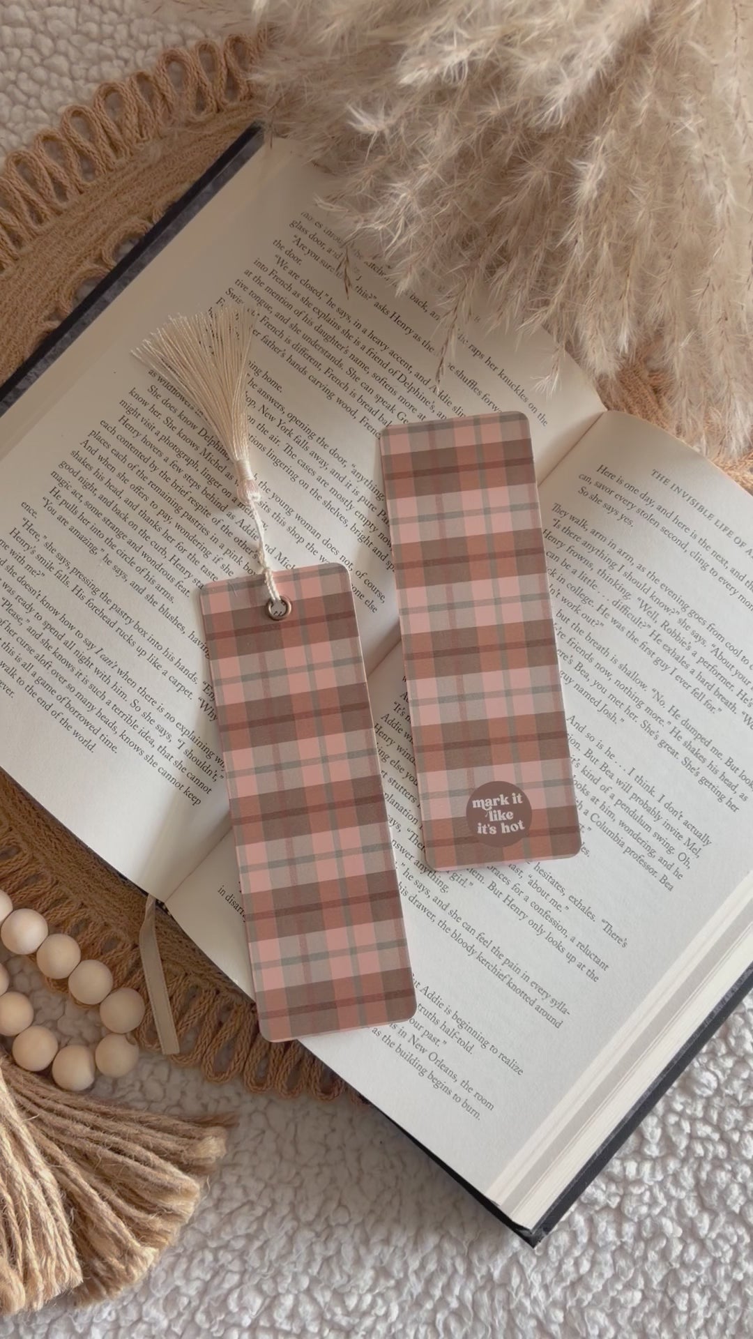 favorite flannel bookmark