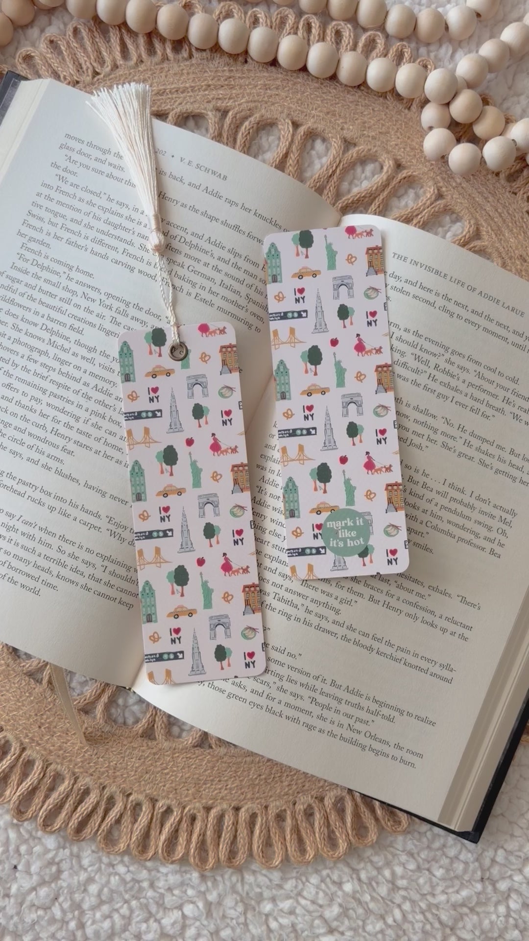 New York City bookmark
