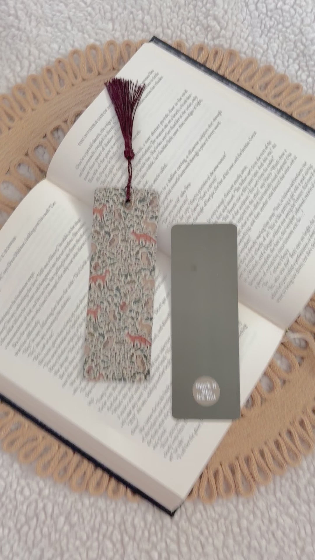 woodland animals bookmark
